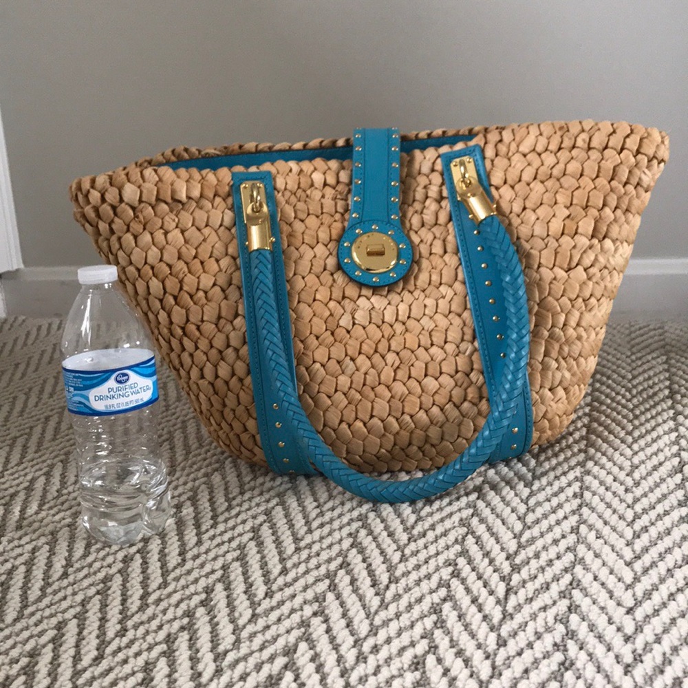 Michael Kors woven beach bag/purse
